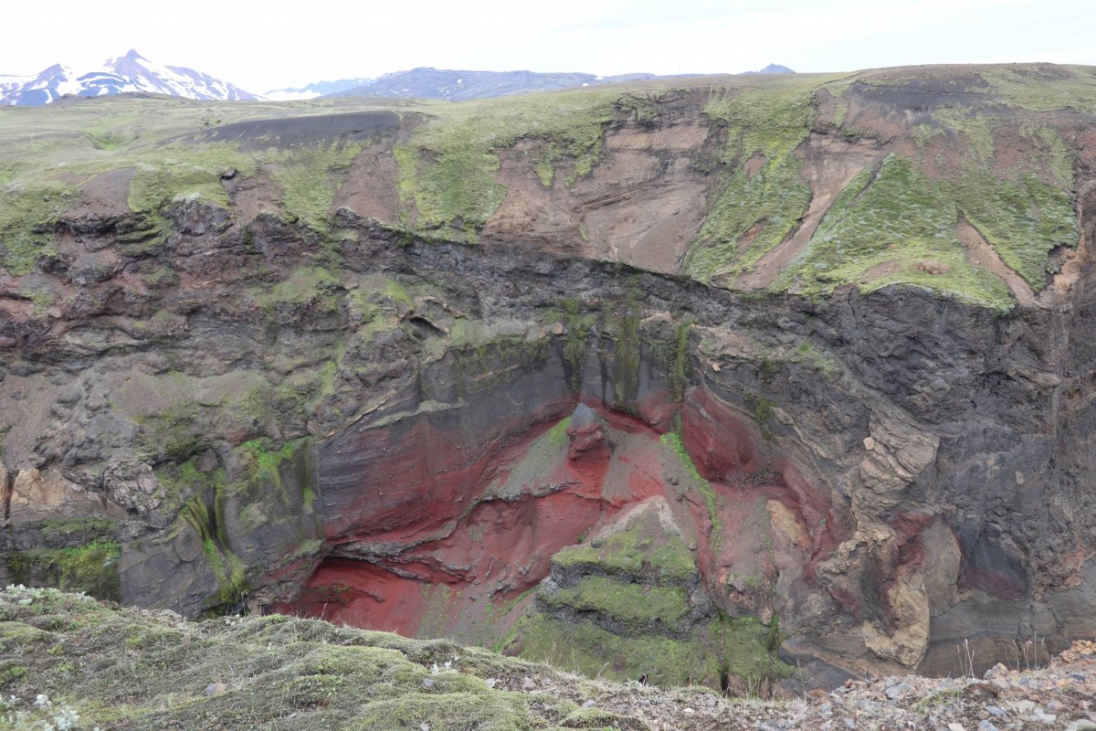 Markarfljótsgljúfur - barevný kaňon