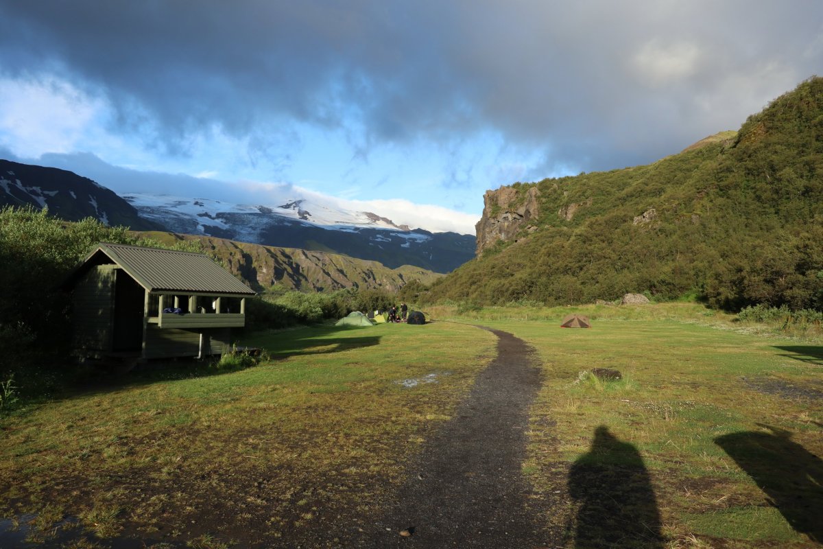 Den 5 - slunečné ráno v Þórsmörku