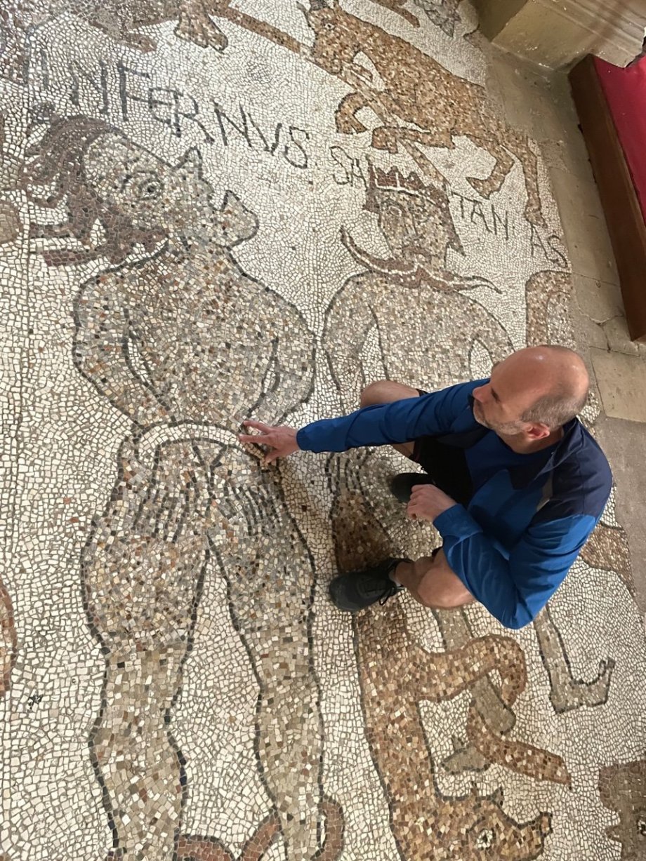 Největší podlahová mozaika v Evropě