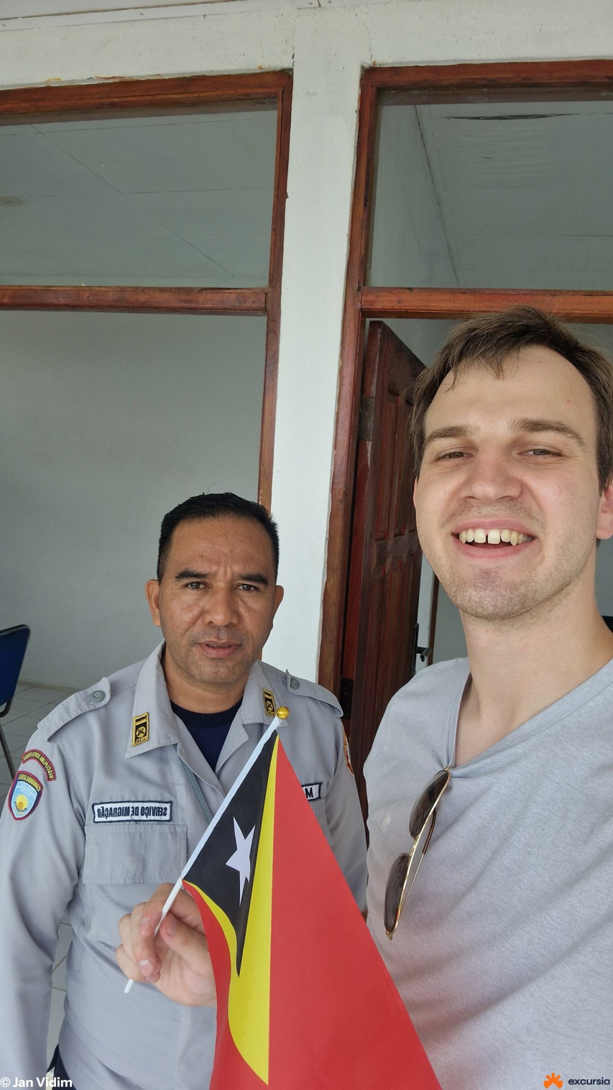 Radost po úspěšném vstup do Timoru