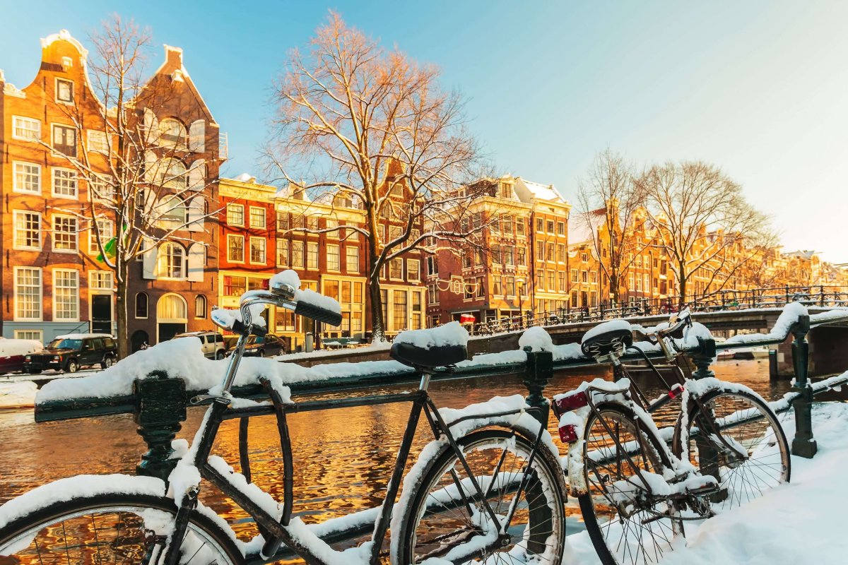 Zimní Amsterdam