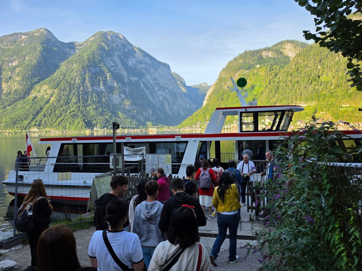 Trajekt od železniční stanice do Hallstattu