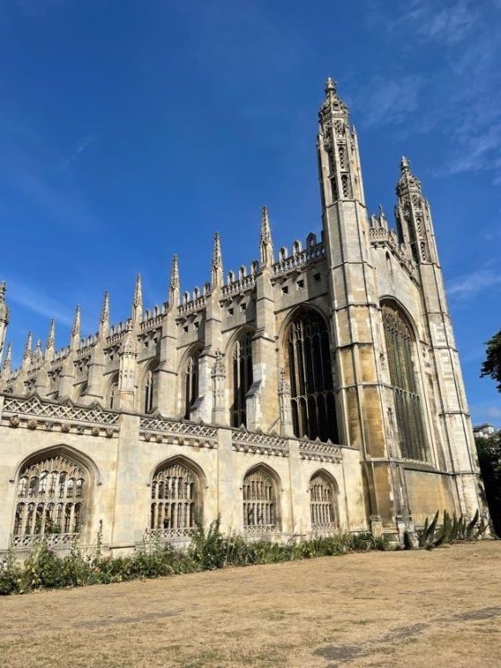 Kolejní kaple King's College Univerzity v Cambridge