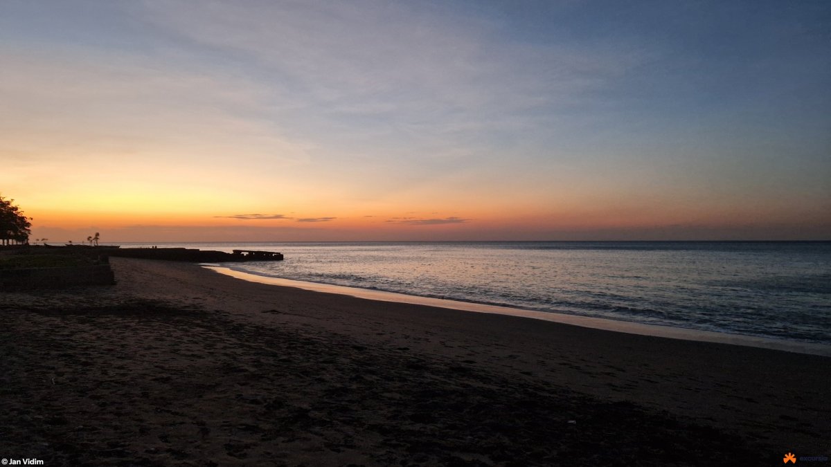 Západ slunce z baru