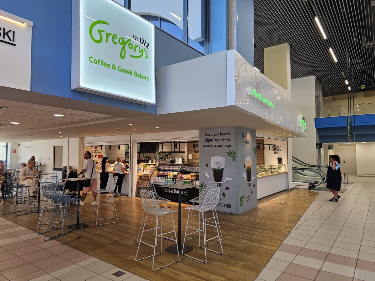 Občerstvení v terminálu 2