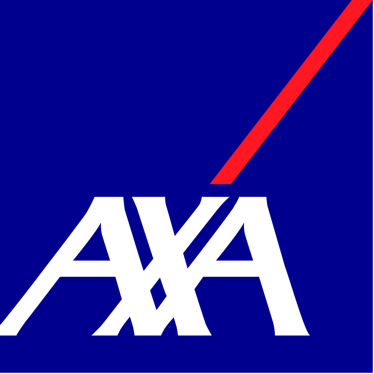 AXA logo sleva
