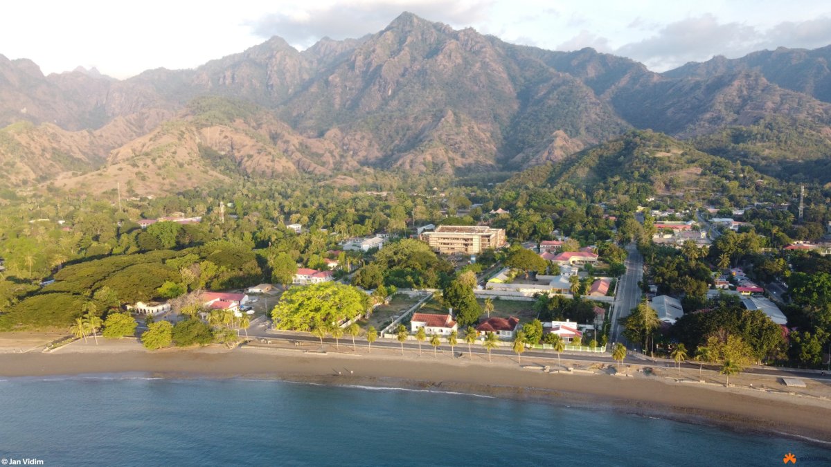 Pante Macassar z dronu