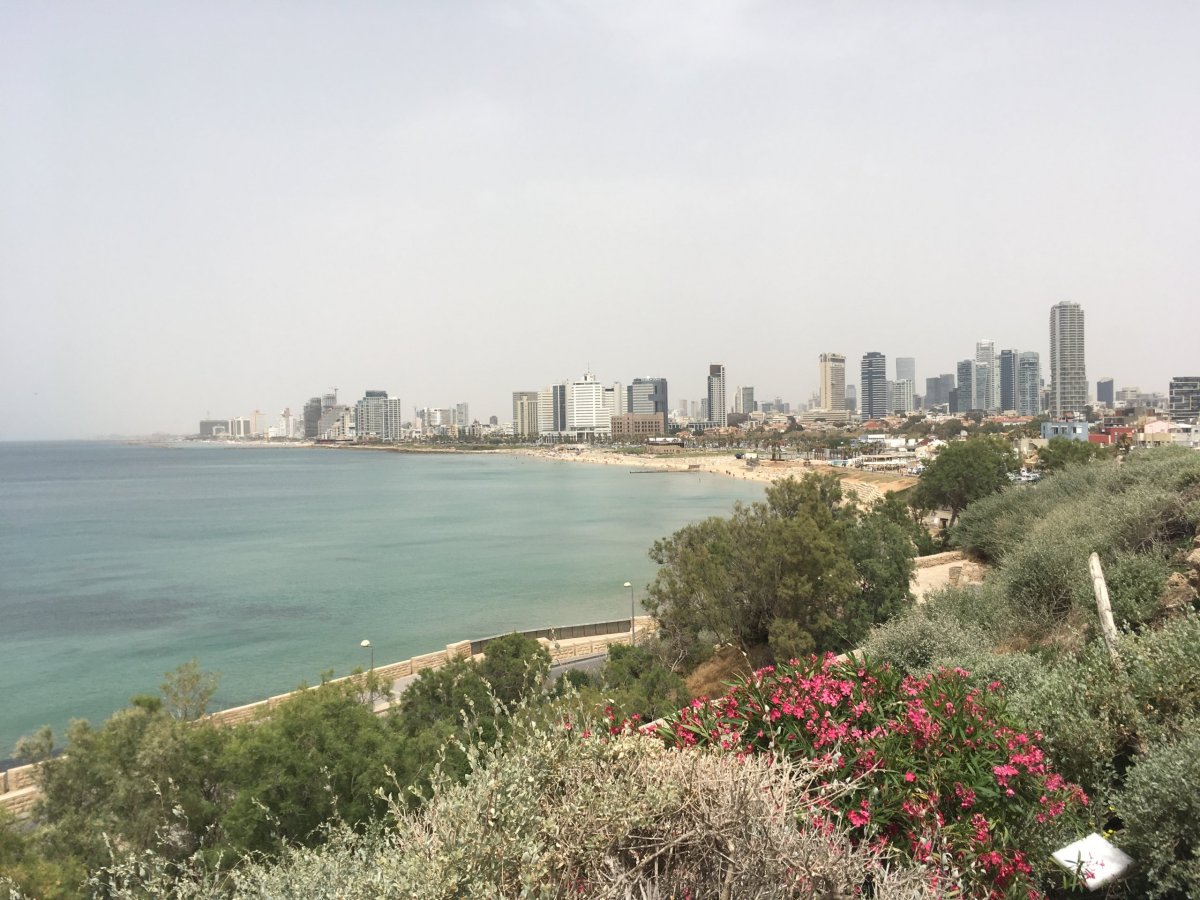 Pohled na moderní Tel Aviv z Jaffy