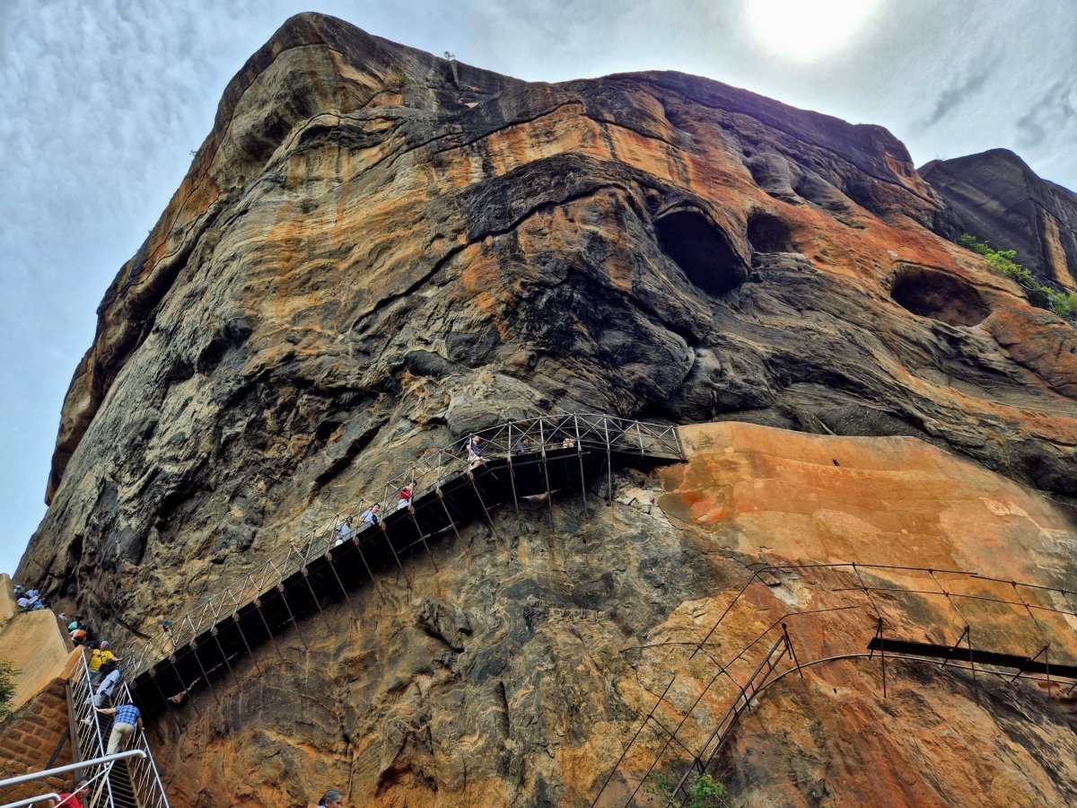 Sigiriya - schodiště