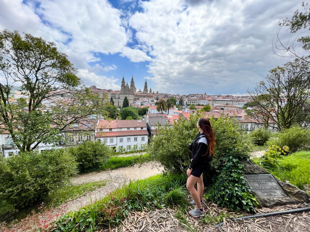 Vyhlídka na Katedrálu z parku 