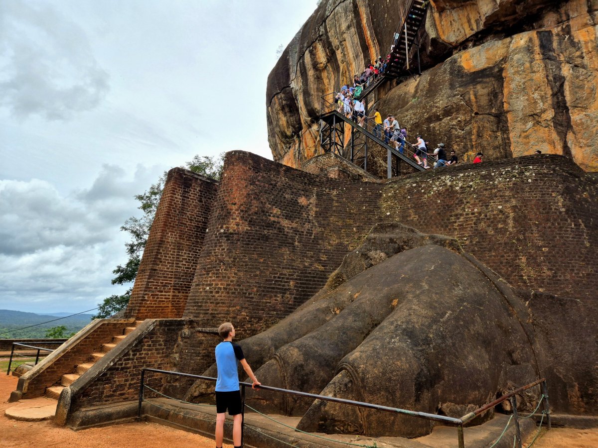 Schodiště u lvích tlap