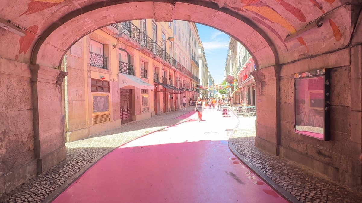 Pink street