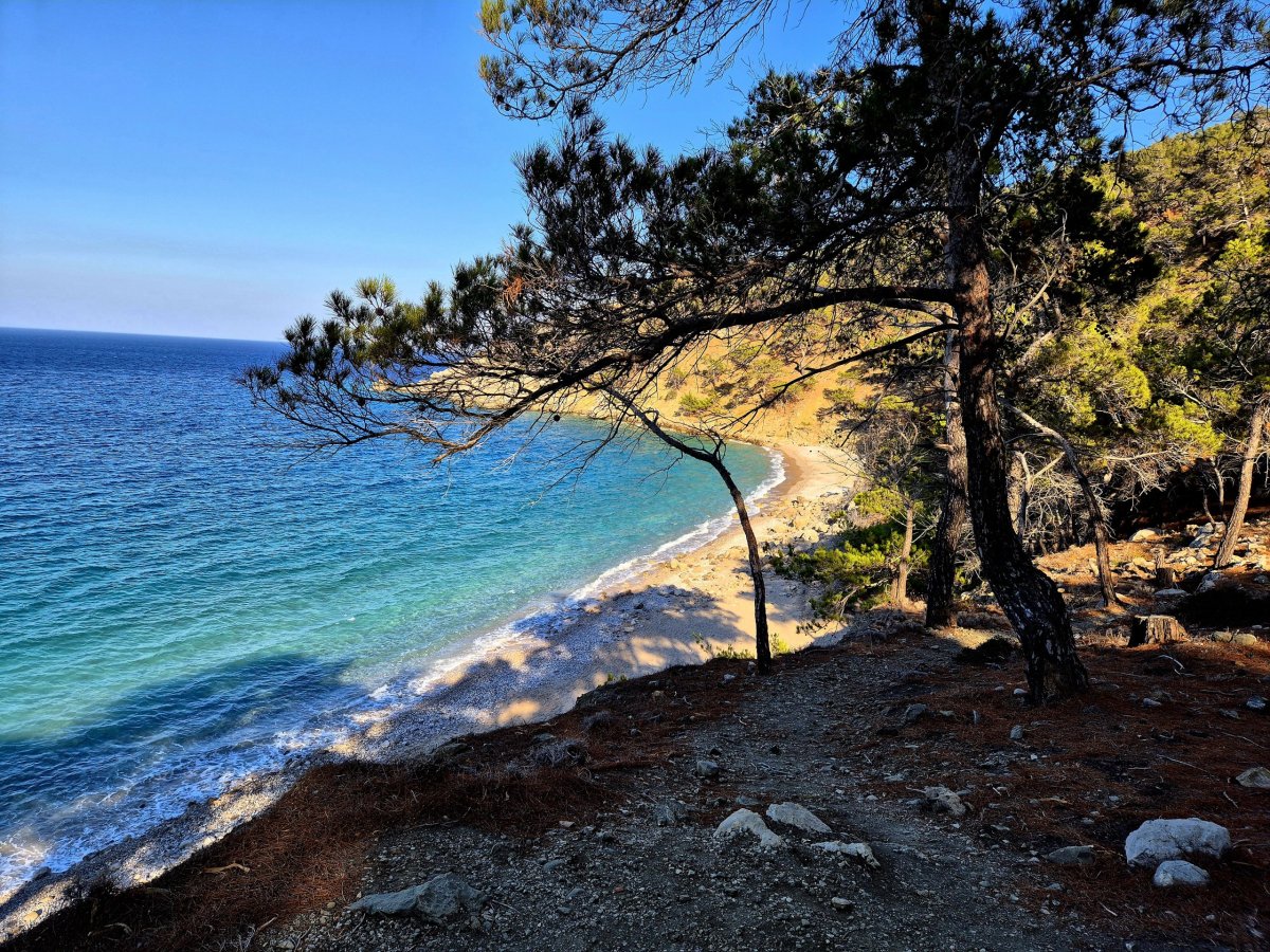 Přední část pláže