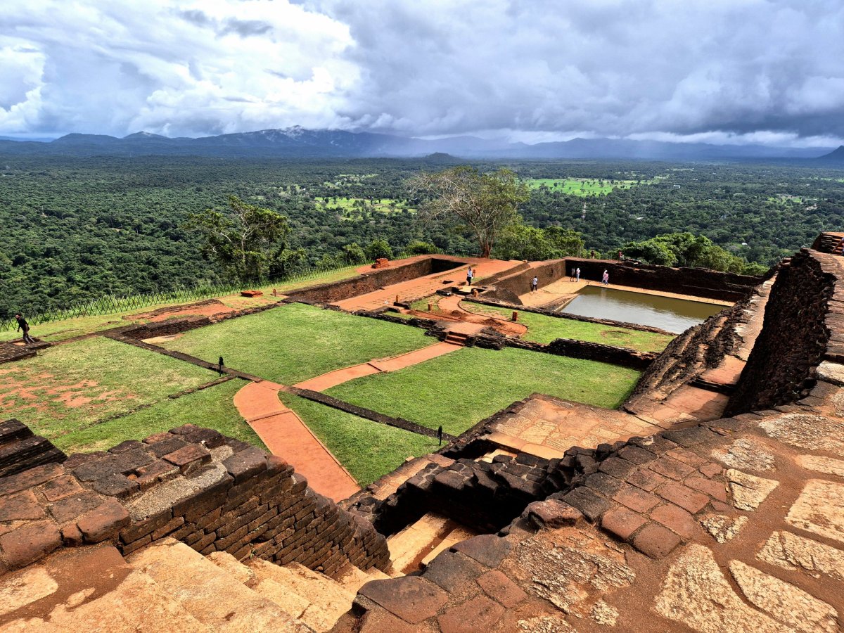 Sigiriya - horní terasy