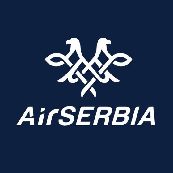 Air Serbia logo sleva