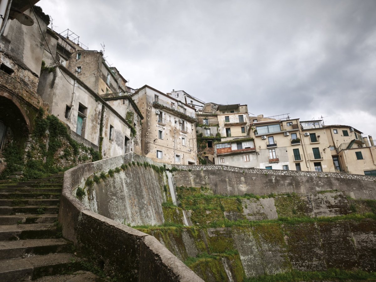 Pohled na domky na okraji