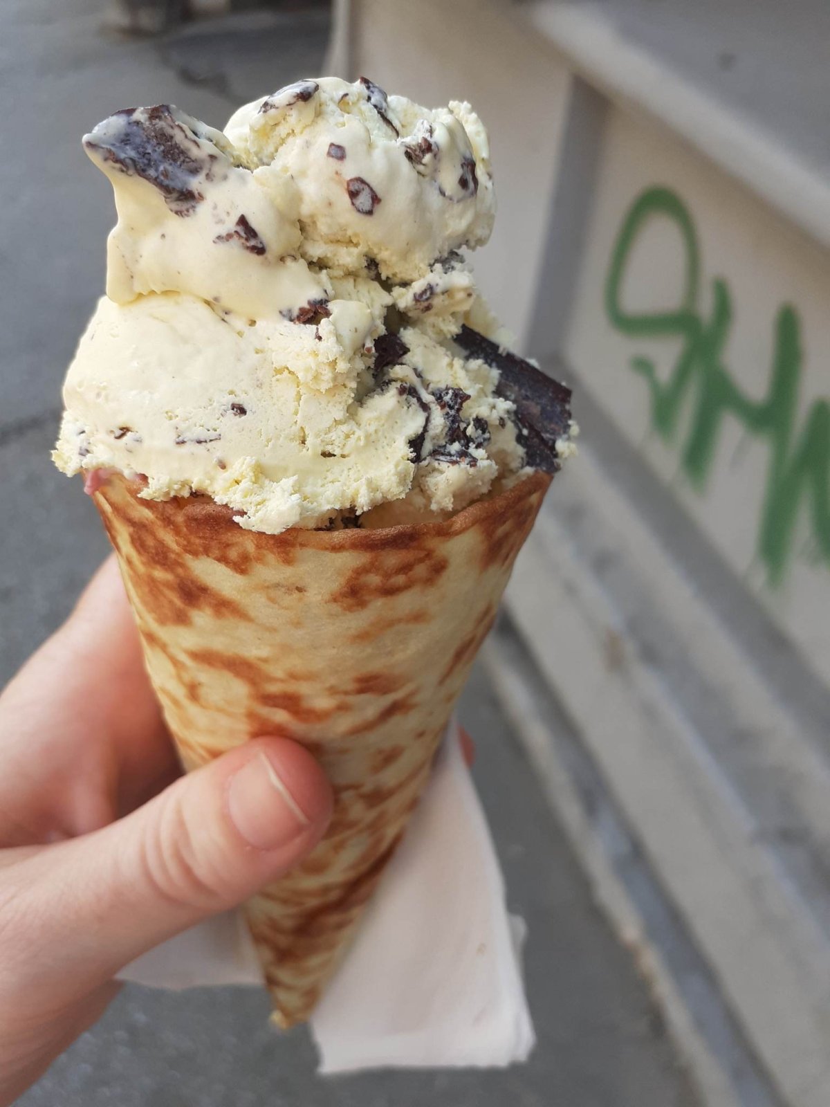 "domácí" kornout upečený přímo přede mnou