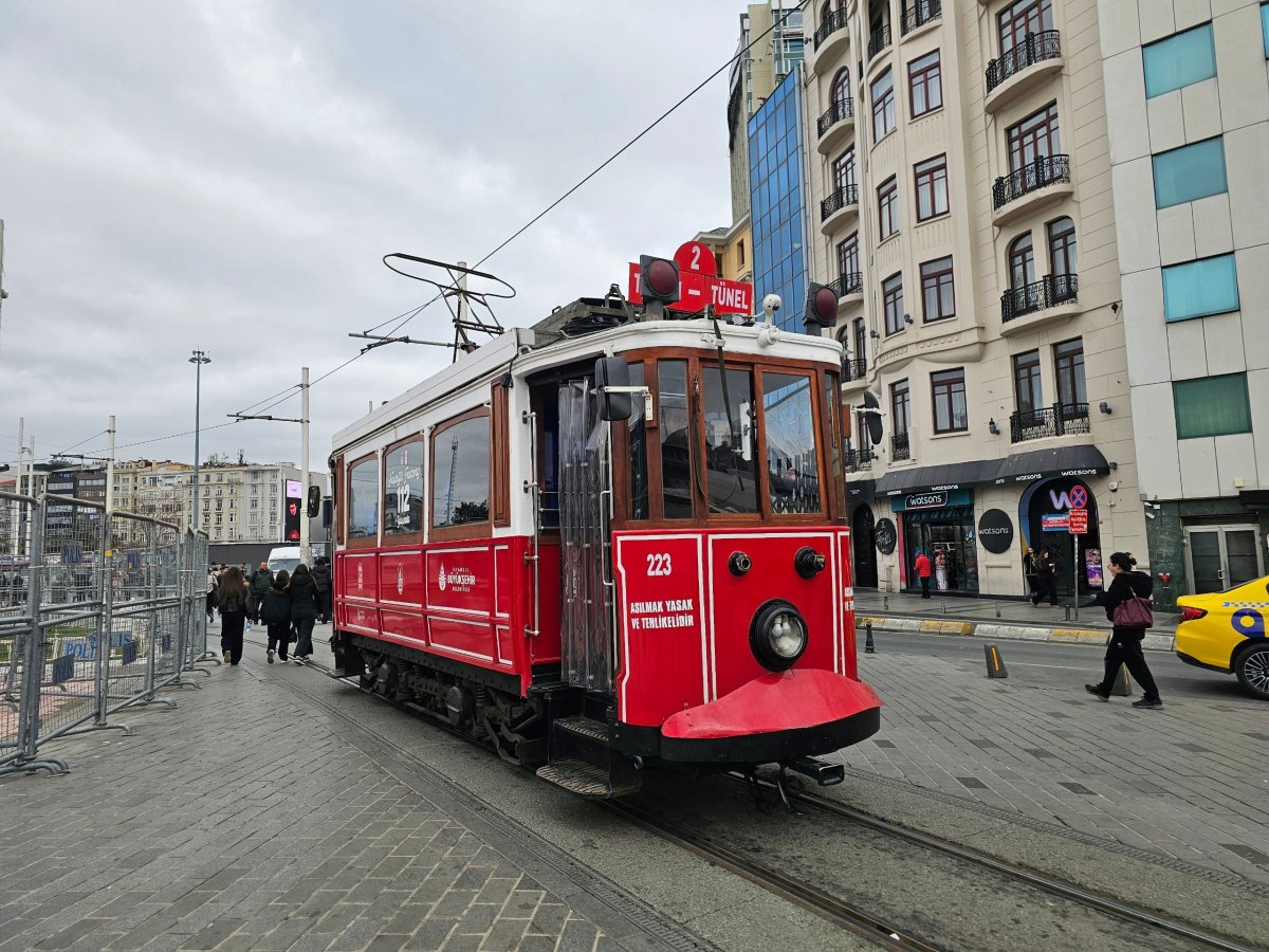 Historická tramvaj Taksim - Tünel