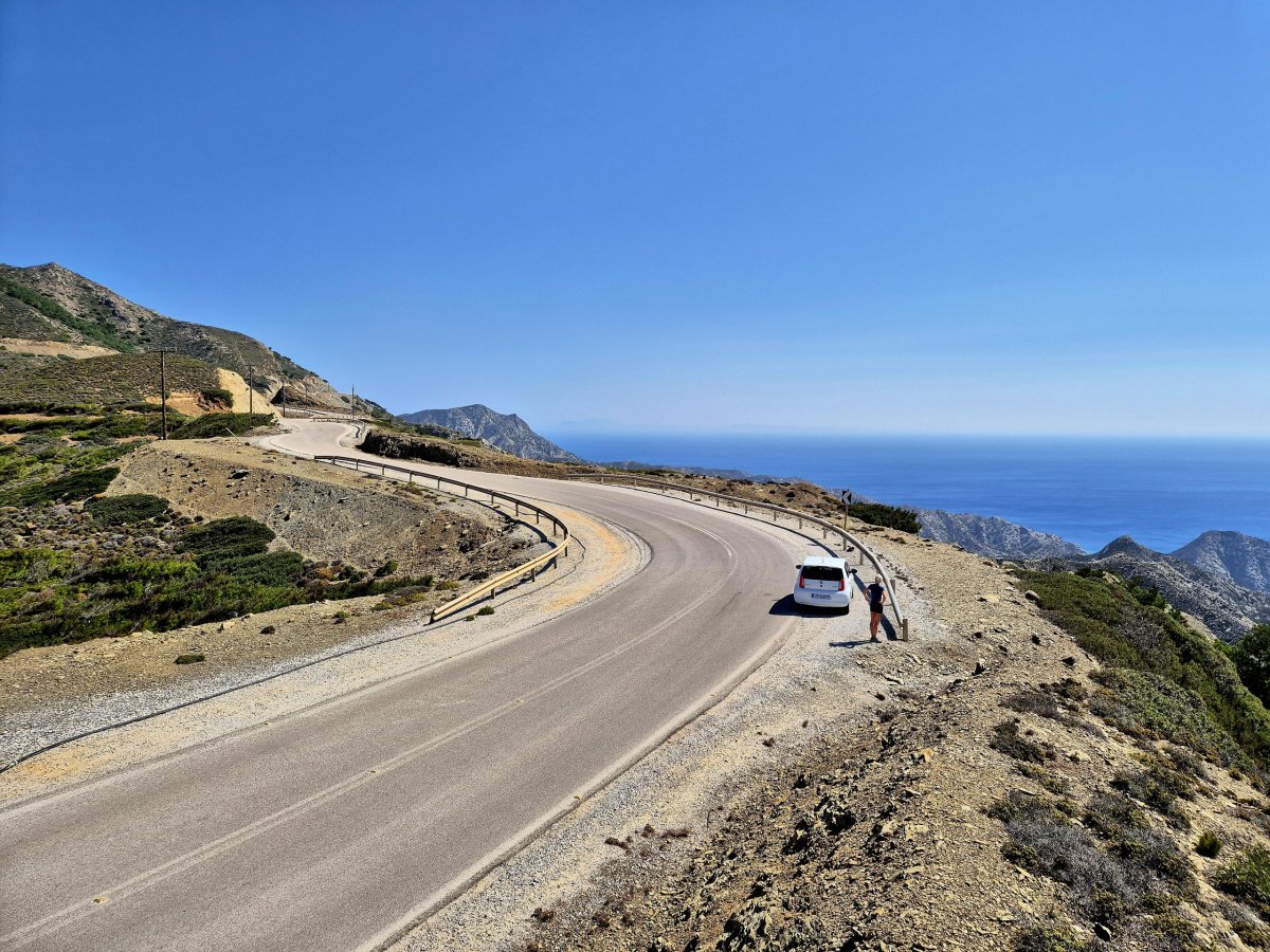Cesta do městečka Olympos