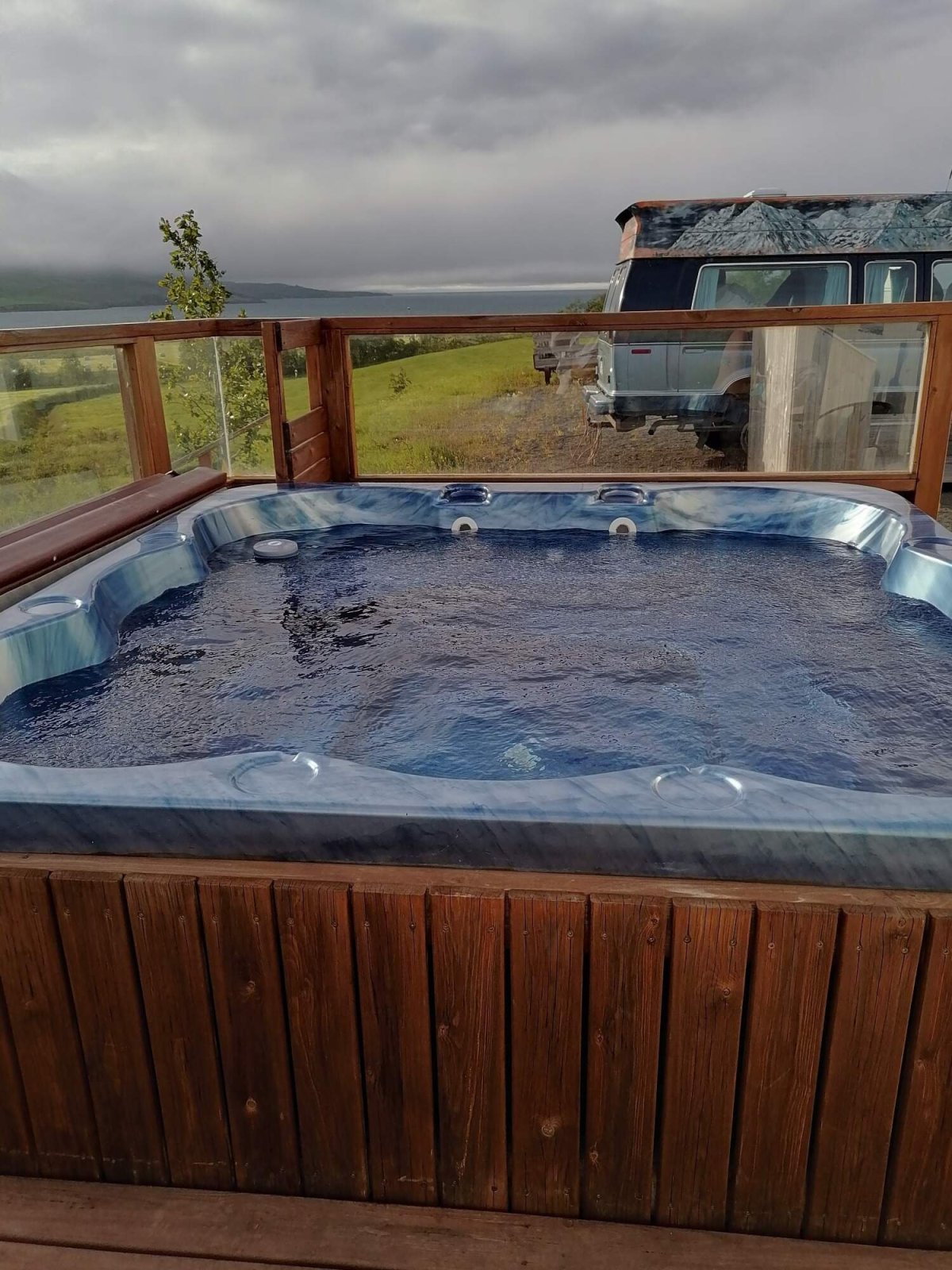 Hot pot v Arnarnes Paradise