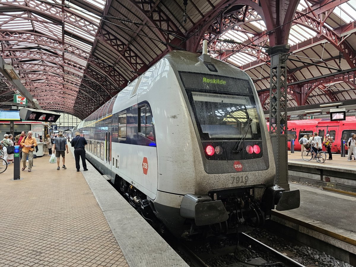 Regionální vlak v Kodani