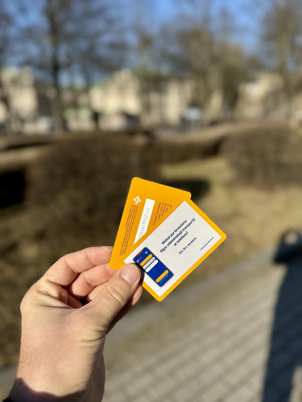 Jízdenky na MHD v Rize