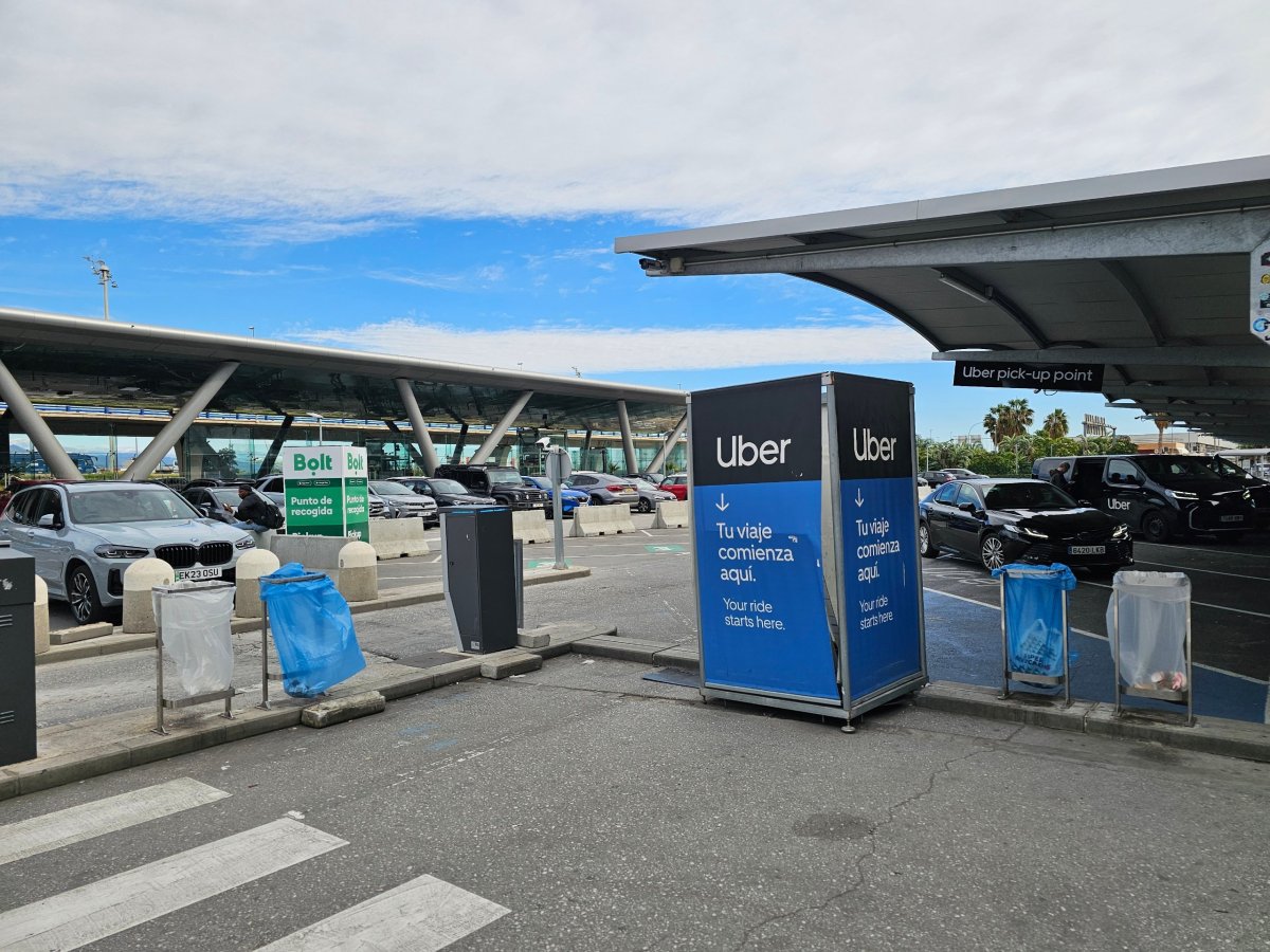 Stanoviště Uber a Bolt