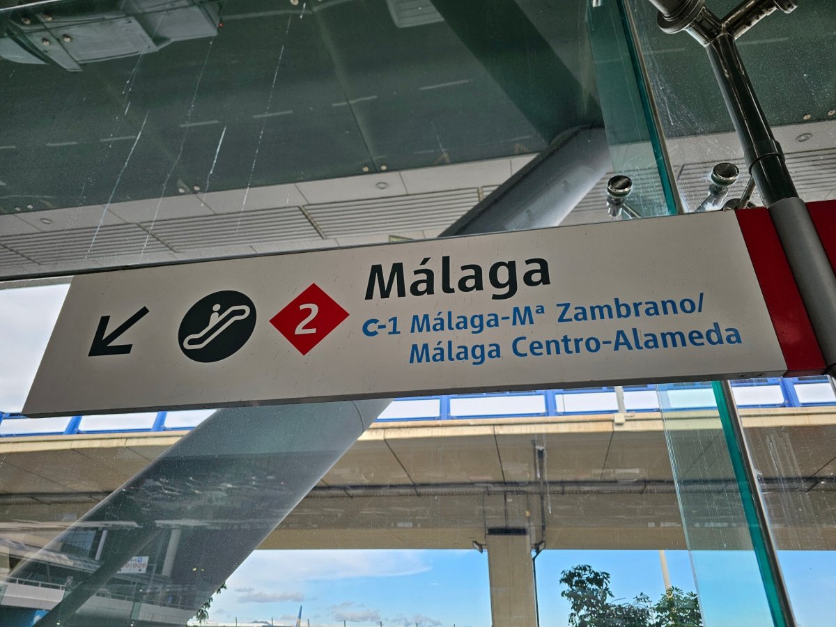 Kolej číslo 2 směr Málaga centrum