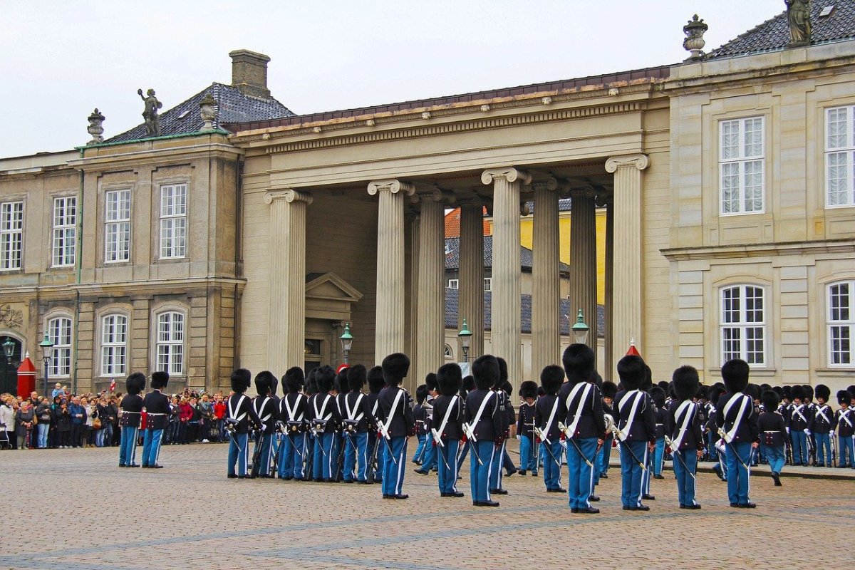 Výměna stráží, Amalienborg