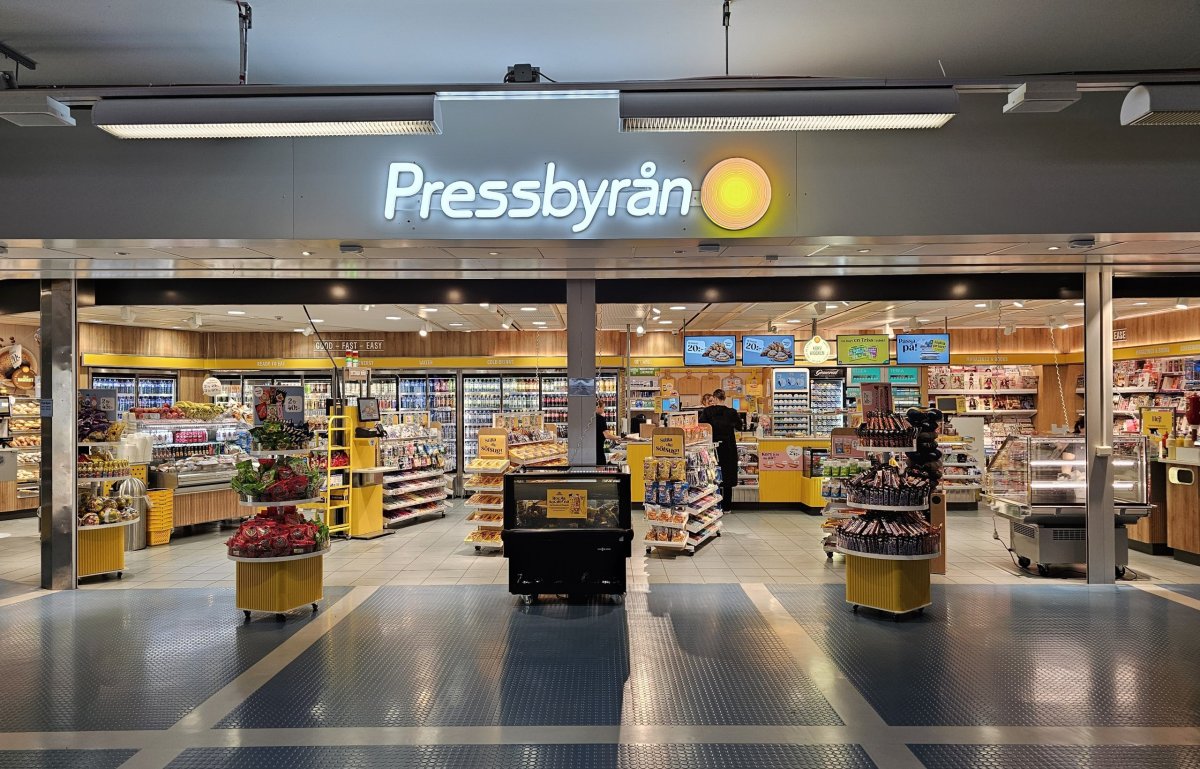 Pressbyran, terminál 5, tranzitní zóna