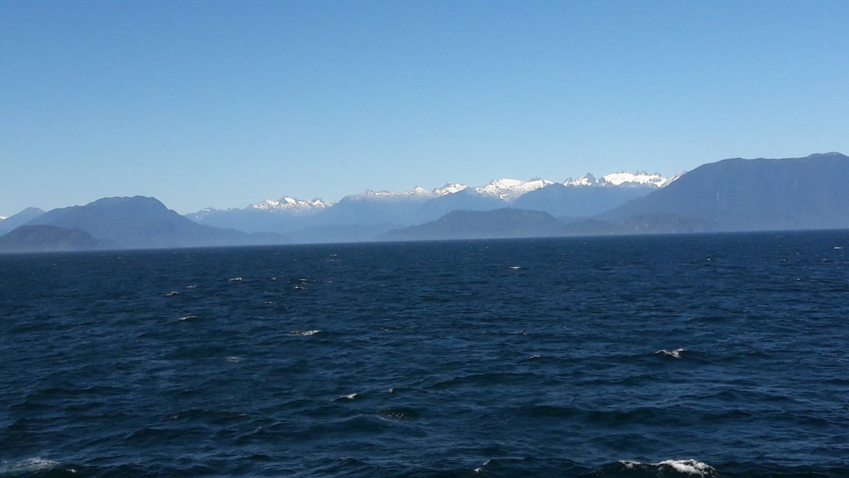 Chilské pobřeží.