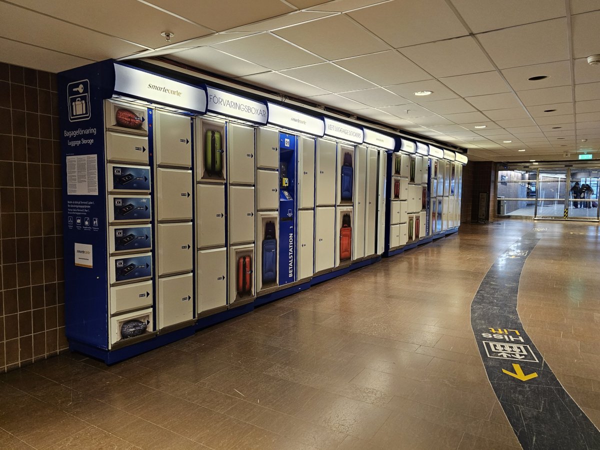 Automatické skříňky na zavazadla