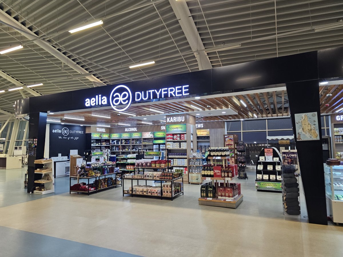 Duty free shop, terminál 3