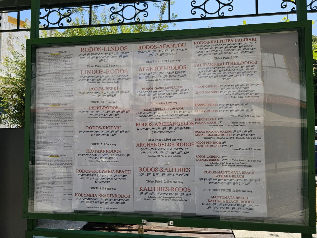 Jízdní řády KTEL