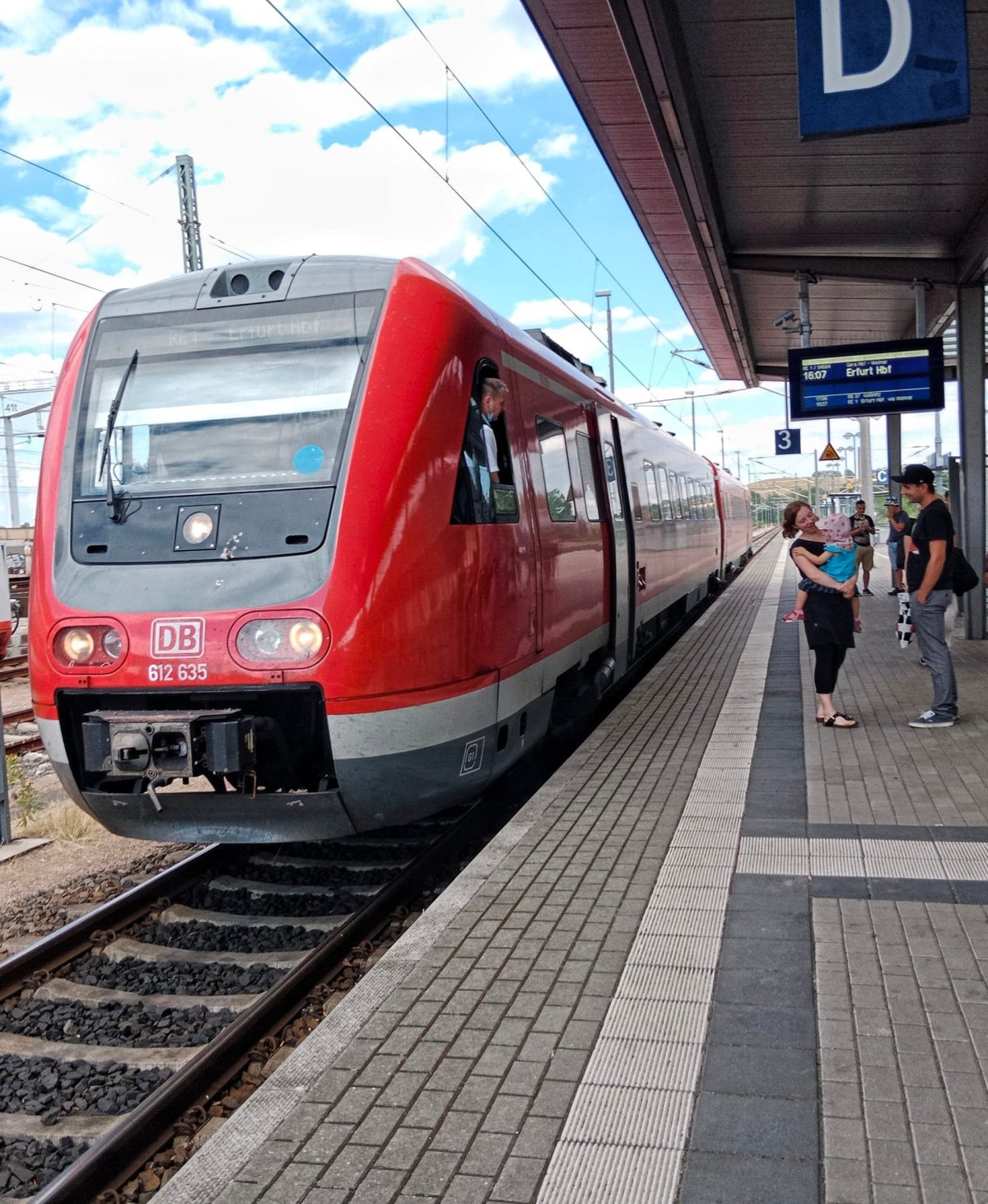 Můj vlak směr Erfurt