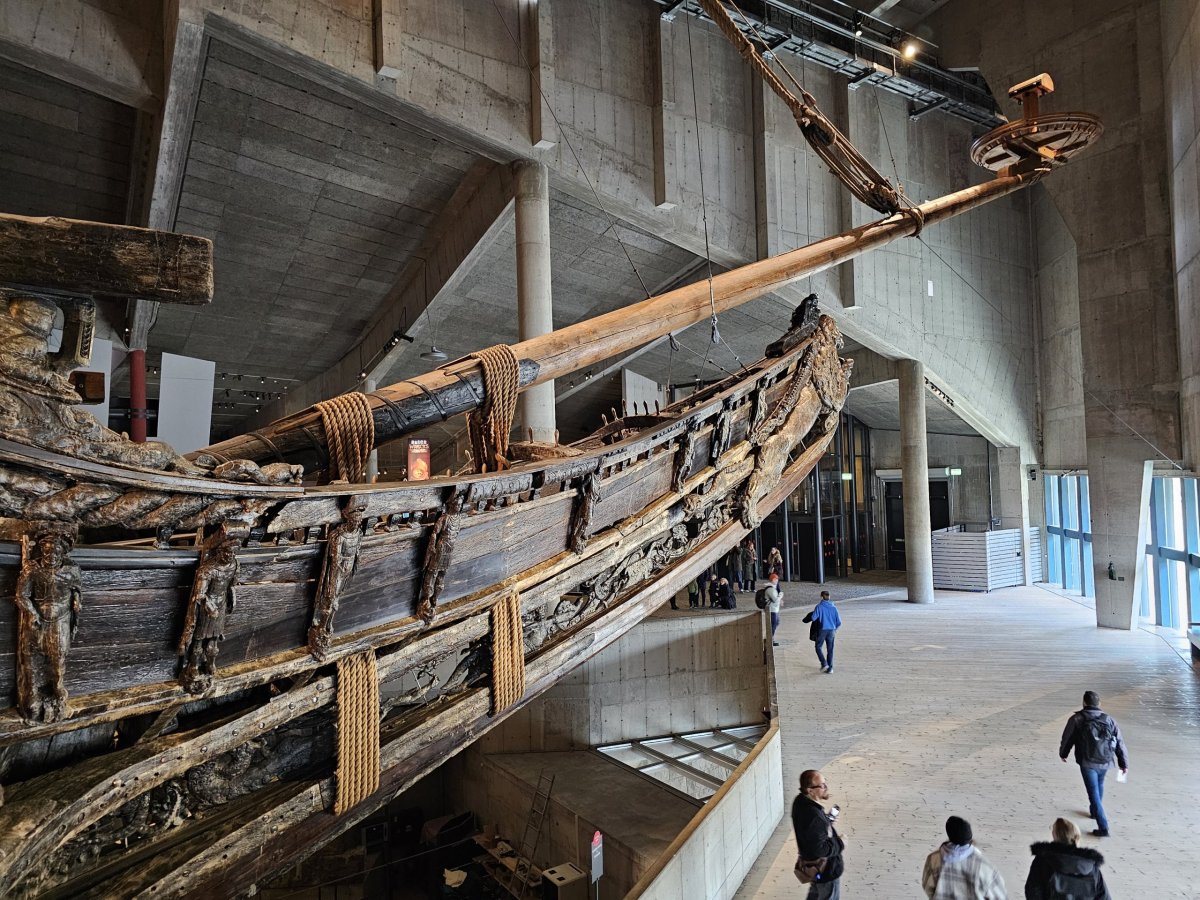 Loď v muzeu Vasa