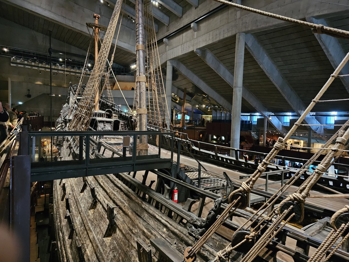 Loď v muzeu Vasa