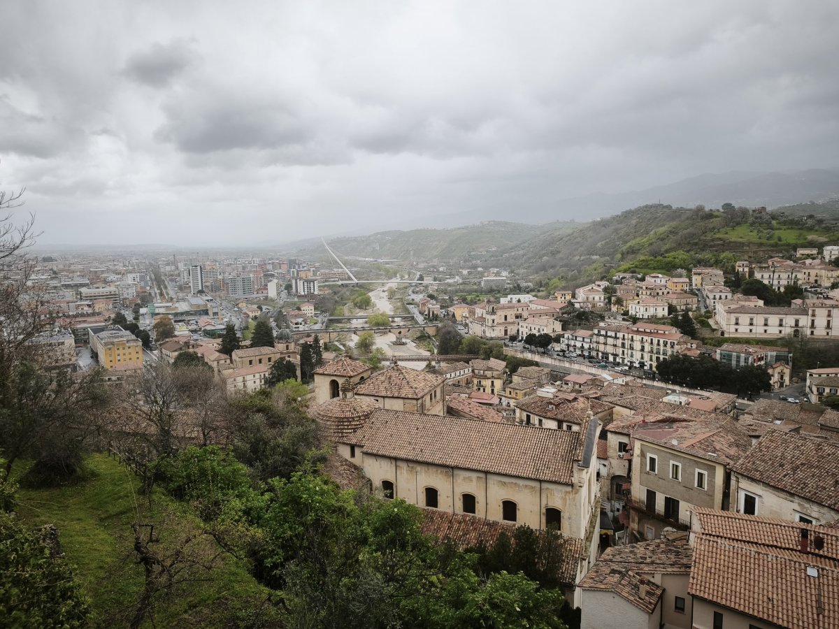 Pohled na Cosenzu