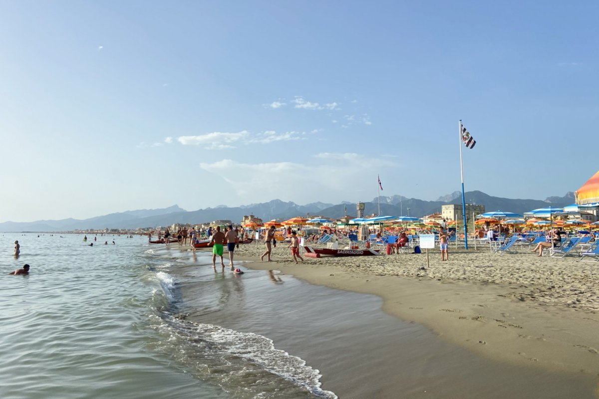 Viareggio pláž