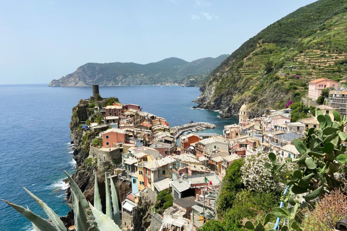 Vernazza - vyhlídka u nádraží