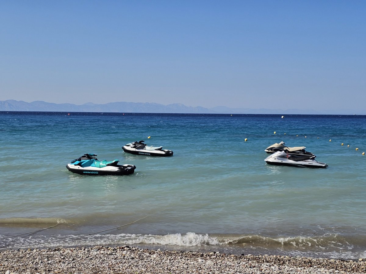 Jízda na vodním skútru