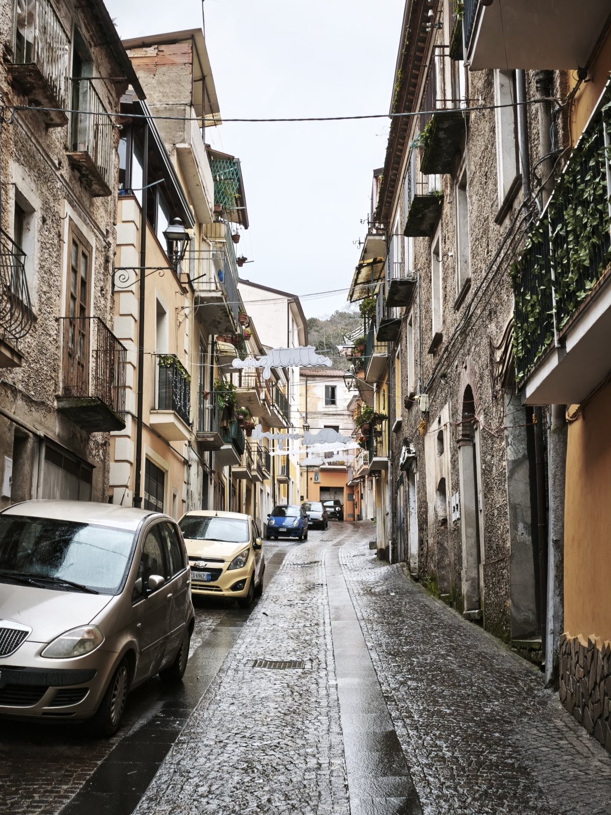 Uličky starého města Lamezia Terme