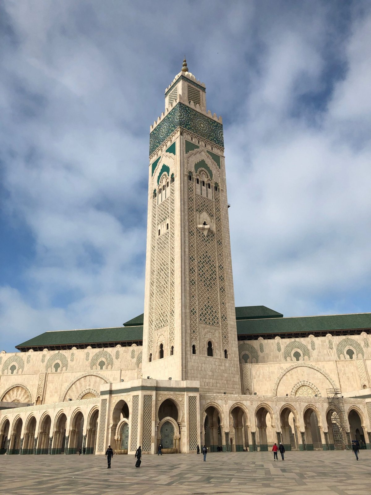 mešita u oceánu v Casablance
