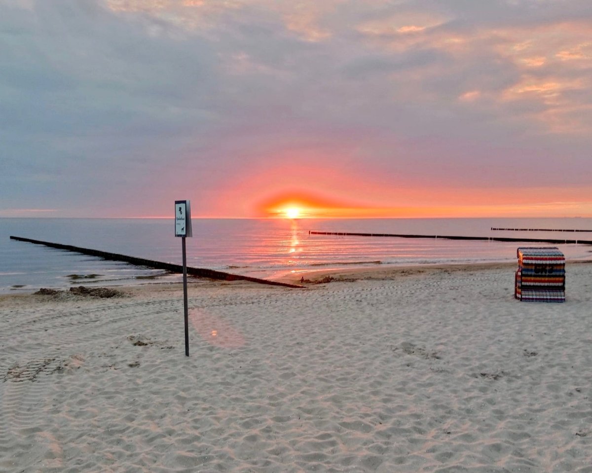 Západ slunce Zempin 