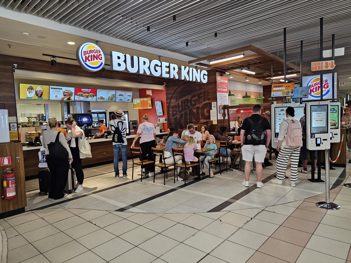 Burger King, tranzitní zóna