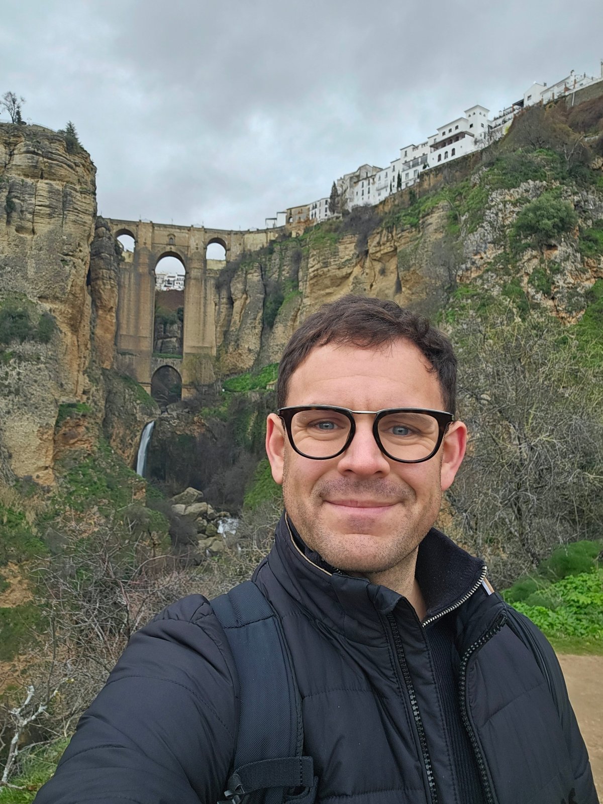 Já u vyhlídky Mirador Puente Nuevo