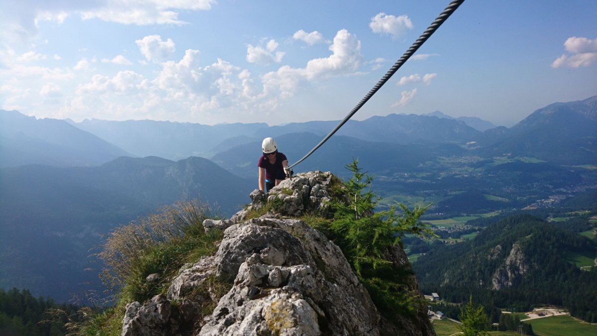 Ferrata Schützensteig na hoře Jenner