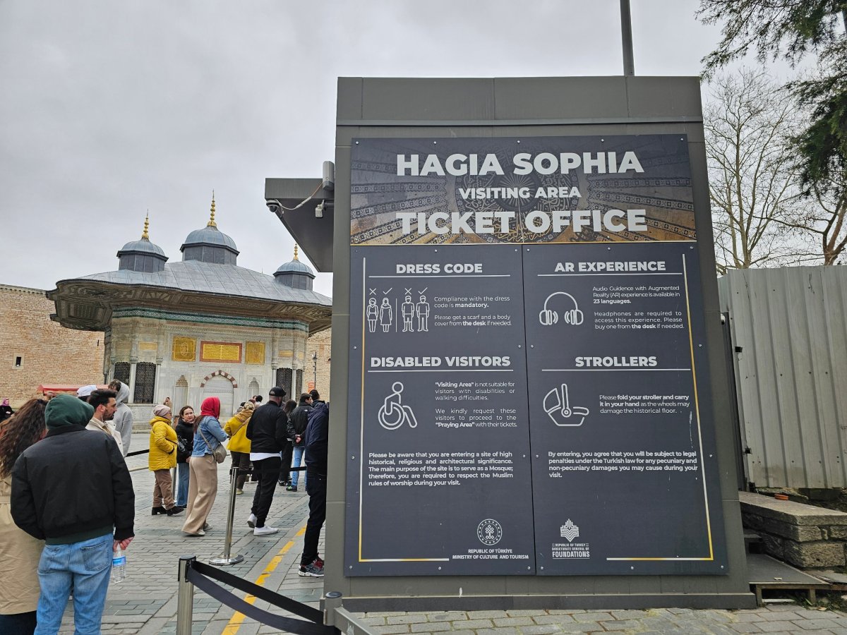 Prodej vstupenek Hagia Sofia