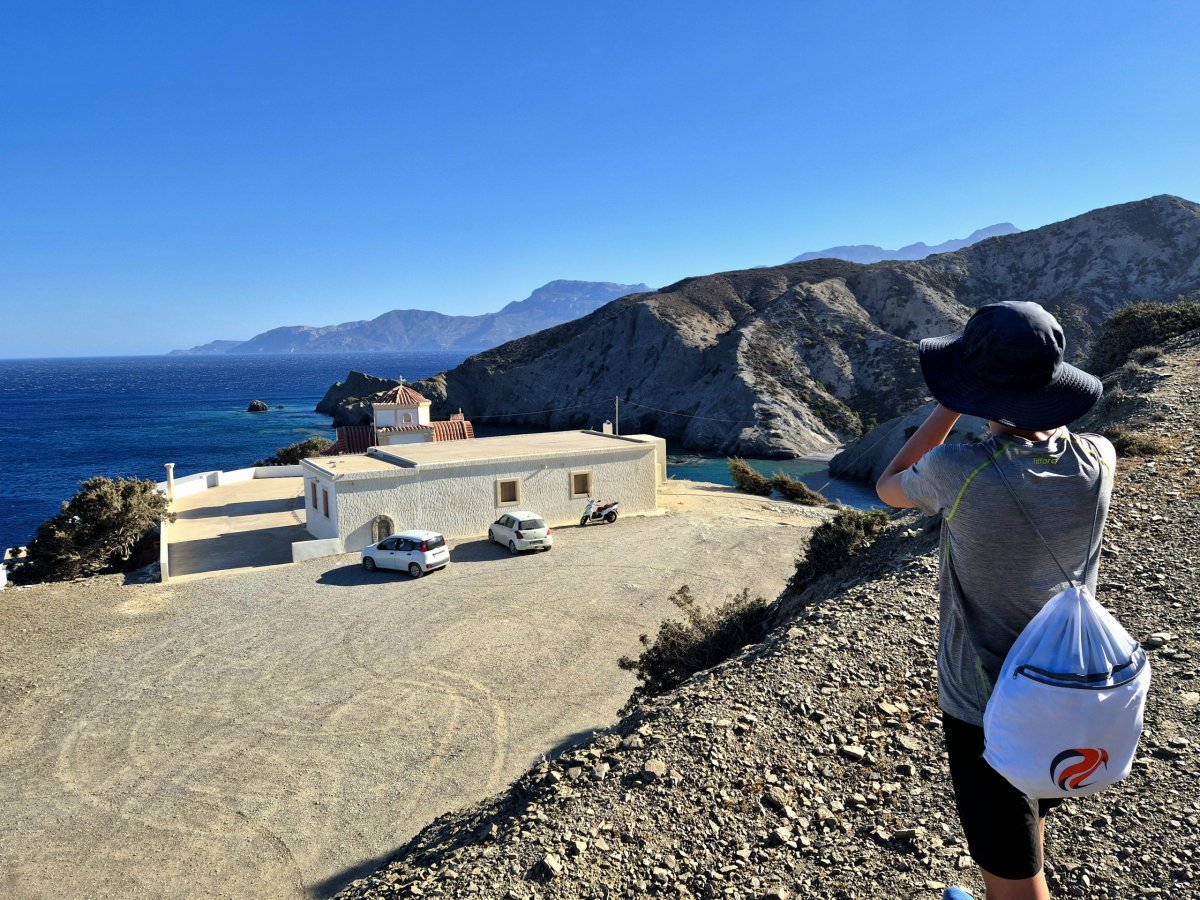 Výhled na "baby Minu" od kostelíku