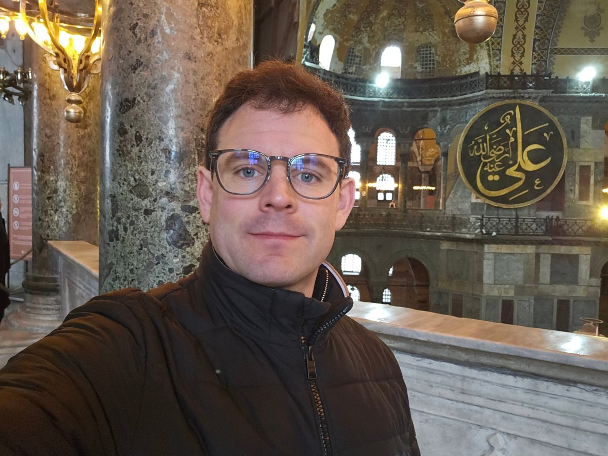 Já v mešitě Hagia Sofia